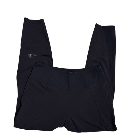 The North Face Black High Rise Leggings With Pockets Activewear Size Medium - Picture 1 of 8